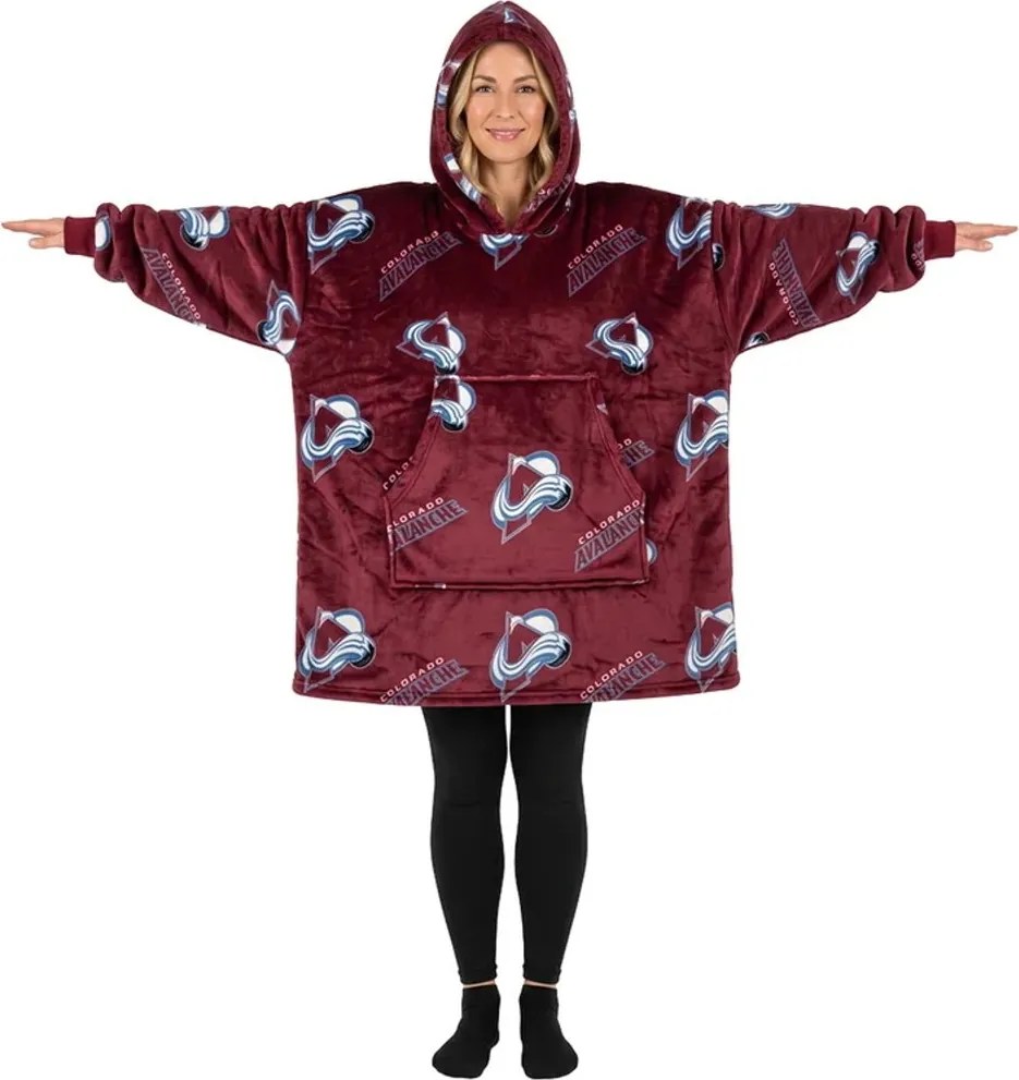 Mikinová televízna deka NHL Colorado Avalanche – veľ. S