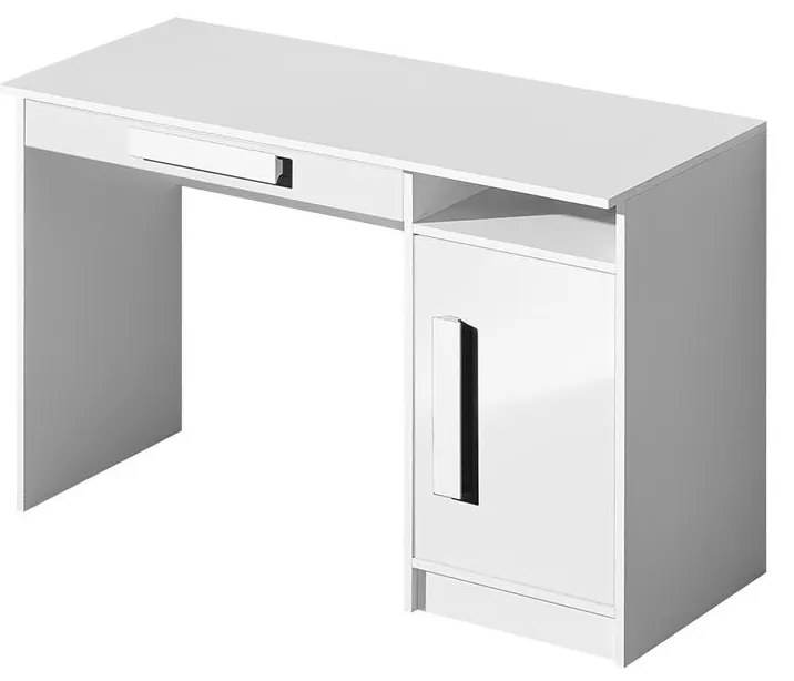 PC stolík Rowan RL9 (biela + biela lesklá + sivá). Vlastná spoľahlivá doprava až k Vám domov. 1122866