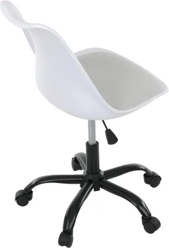 Kancelárska stolička biela KA-X7055 WT