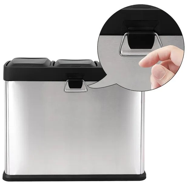 Recyklačný odpadkový kôš LTB45L