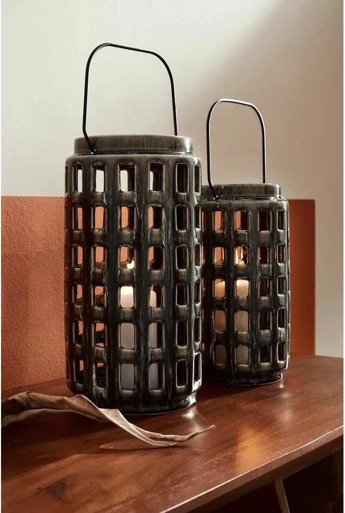 Keramický lampáš (výška 30 cm) Darreh – Bizzotto