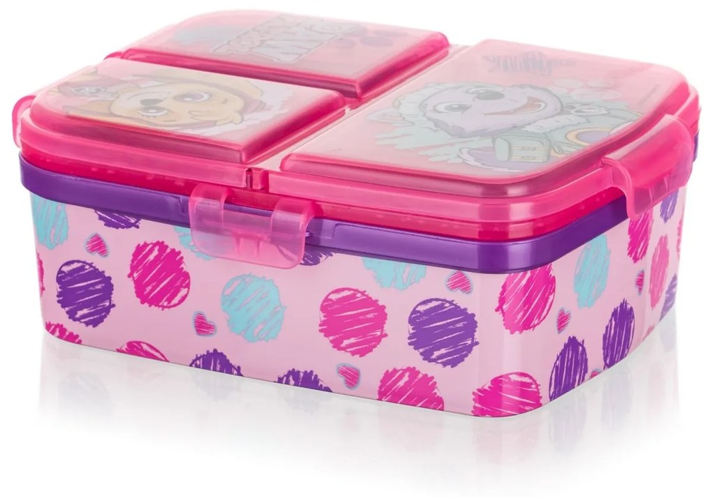 Vetro-plus Box desiatový delený PATROLA Girl 17,5 x 13 cm
