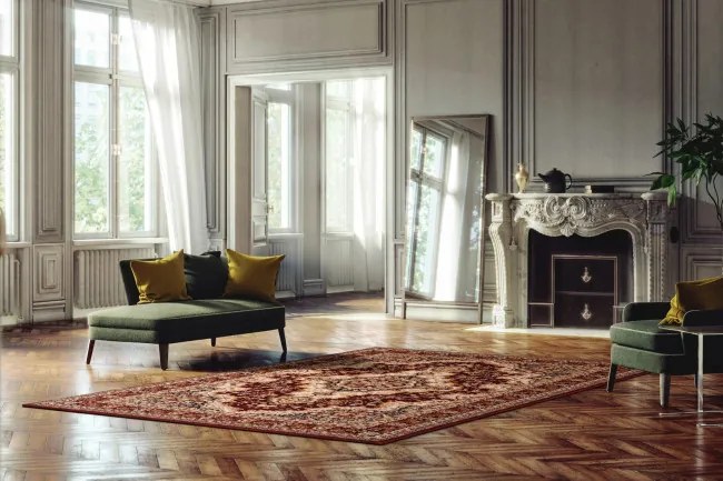 Koberec Agnella Isfahan Almas rubín