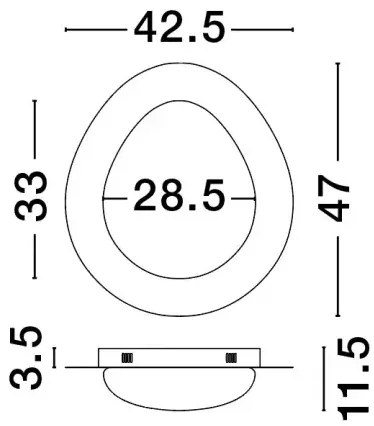 Dizajnové stropné svietidlo Nimbus 47