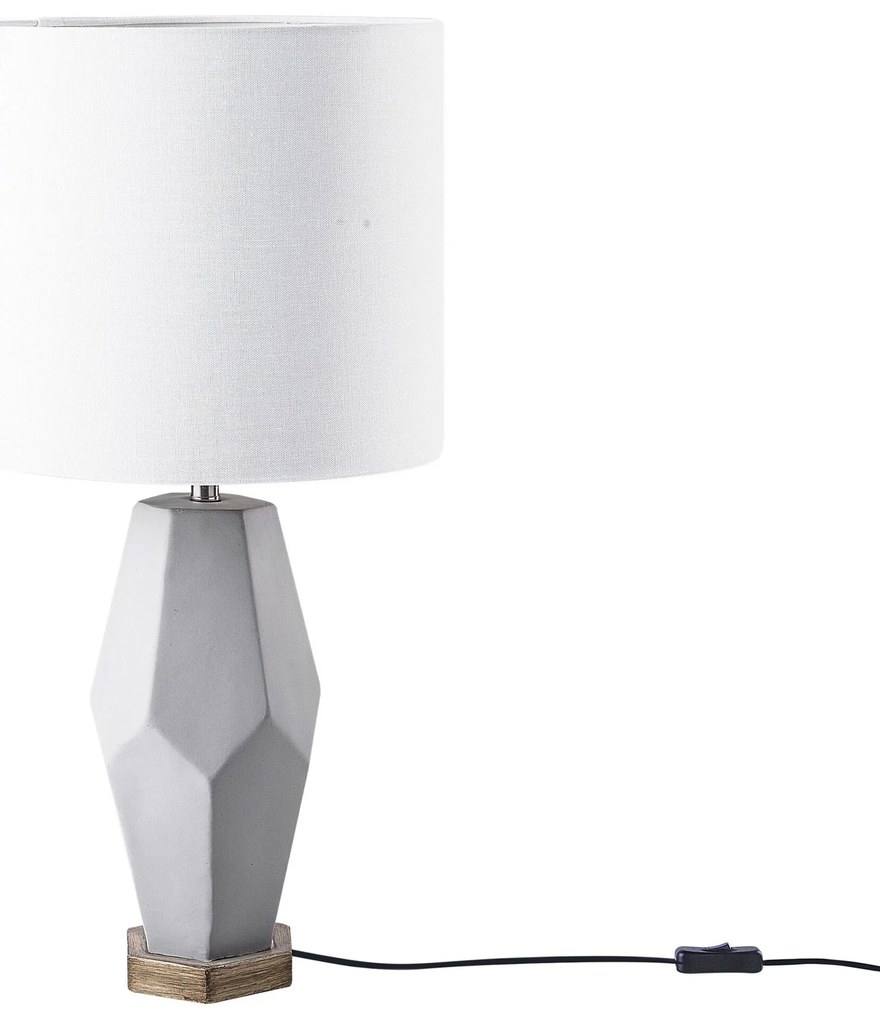 Stolná lampa krémová 66 cm OXLEY Beliani