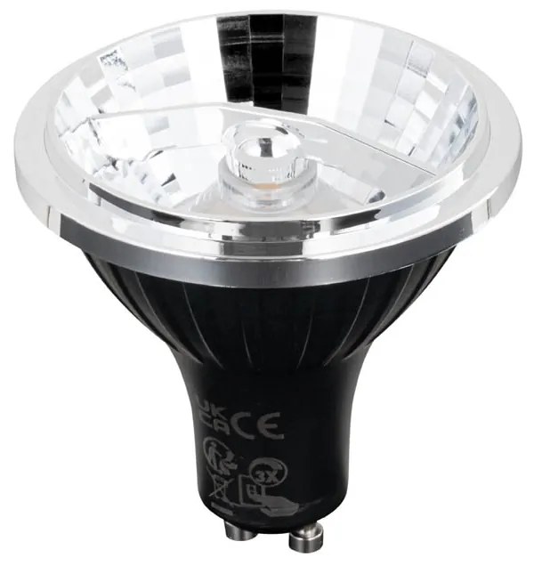 GU10 3-kroková stmievateľná LED žiarovka 70mm 6W 500 lm 2200-3600K