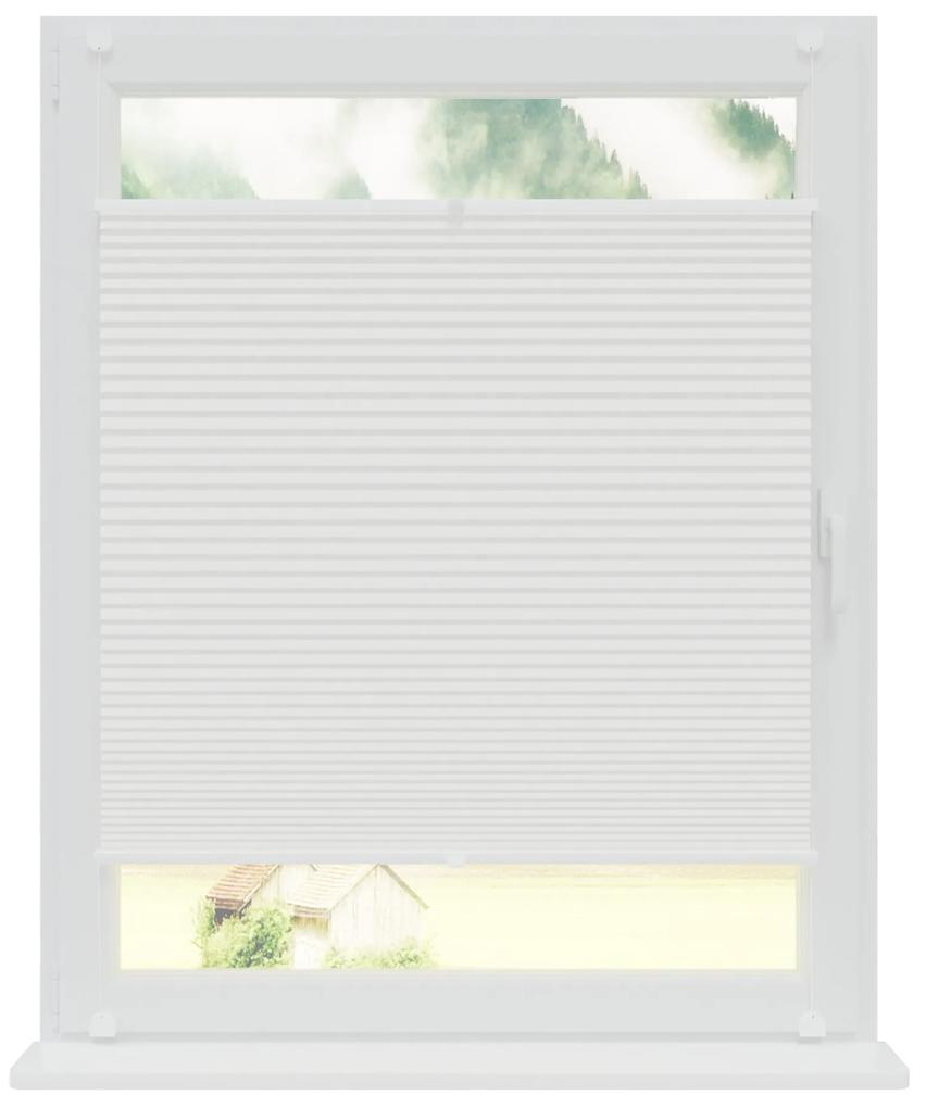 Dekodum Neinvazívna voštinová plisovaná roleta white Šířka (cm): 43