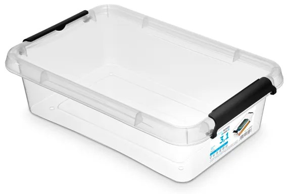 Altom Úložný box, priehľadný , Orplast Objem: 3.1 l