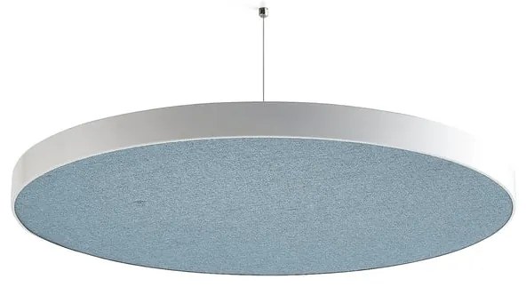 Akustický panel GRACE, kruh, Ø780x52 mm, stropný, svetlomodrá