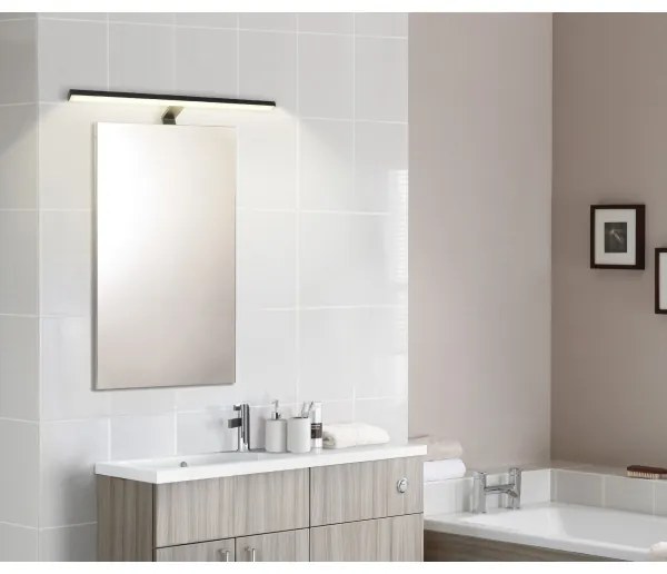 Globo 41923B - LED Kúpeľňové osvetlenie zrkadla JAIME LED/12W/230V IP44 čierna