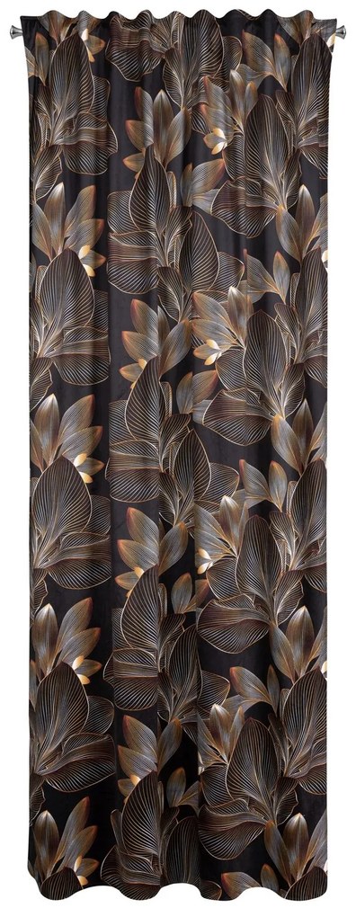 ZATEMŇOVACÍ ZÁVES NA PÁSKE LARISA 140X270 CM VZOROVANÁ