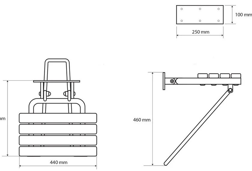 Sedadlo do vane Handicap – Sapho