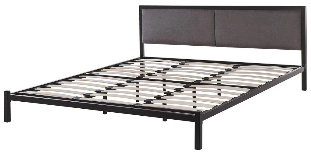 Kovová posteľ 180 x 200 čierna CLAMART Beliani