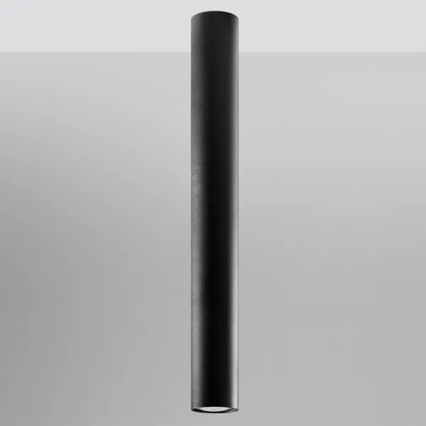 Sollux SL.1003 - Bodové svietidlo LAGOS 1xGU10/10W/230V 60 cm čierna