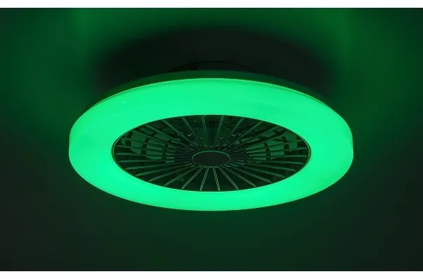 Rabalux 71333 - LED stmívatelné světlo s ventilátorem DALFON 48W/230V 3000-6500K
