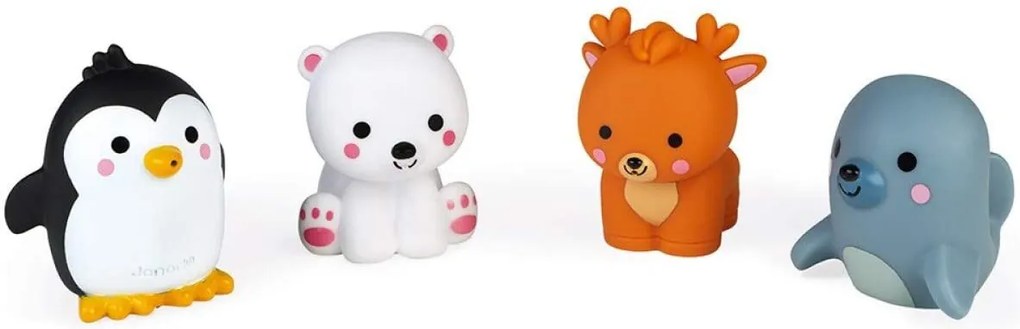Polárne zvieratká - hračka do vody - 4 ks