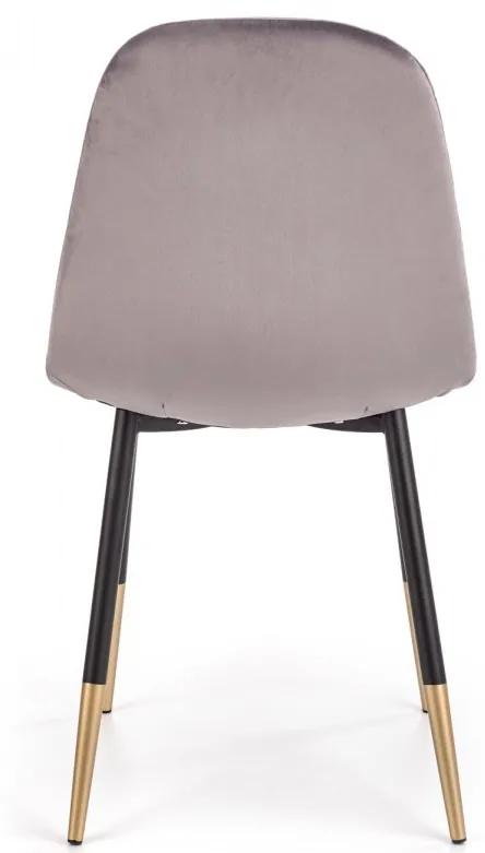 Designová stolička Suzzie sivá
