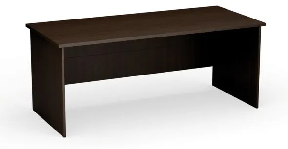 Kancelársky písací stôl PRIMO Classic, rovný 180x80 cm, wenge