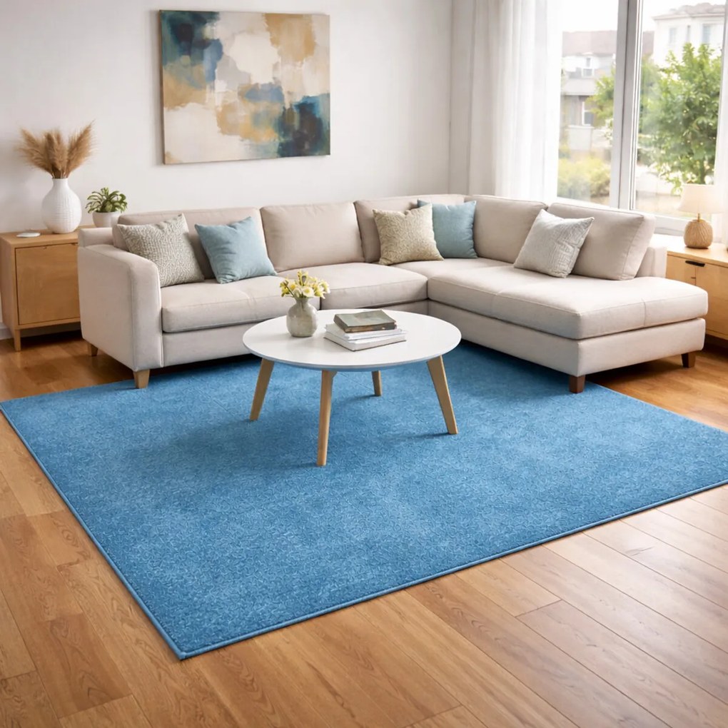 Kusový koberec Eton tyrkys, 100x200, modrá, obývacia izba, AladinWorld Expres