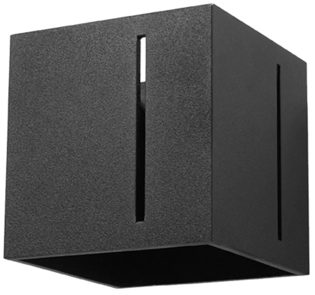 Nástenné svietidlo Pixar, 1x čierne kovové tienidlo