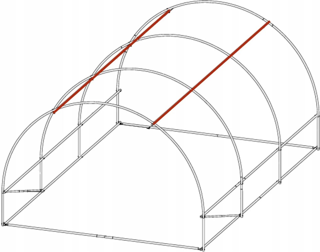 TRENDIE Fóliovník 2,5x4m biely PREMIUM