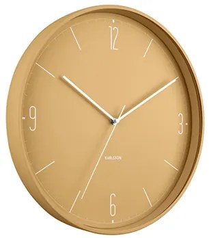 Nástenné hodiny Karlsson 5735YE Numbers &amp; Lines, 40 cm