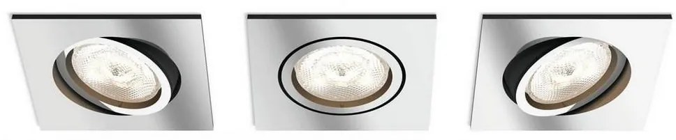 Philips  50393/11/P0 - SADA 3xLED Stmievateľné svietidlo SHELLBARK LED/4,5W/230V