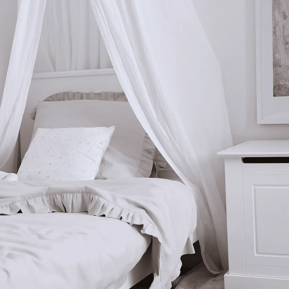 Posteľná bielizeň s volánom – púdrovo ružová Margaret od 140x200 cm 140x200 cm