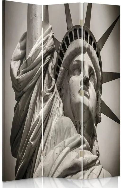 CARO Paraván - Monumental Statue Of Liberty | trojdielny | obojstranný 110x150 cm