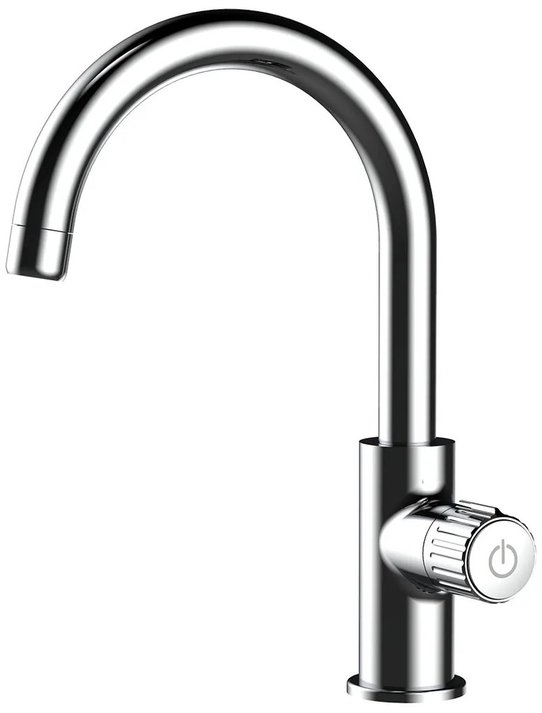 Duschwell Kúpeľňová umývadlová batéria Basic, s perlátorom Neoperl (Ohnutý)  (100330681)