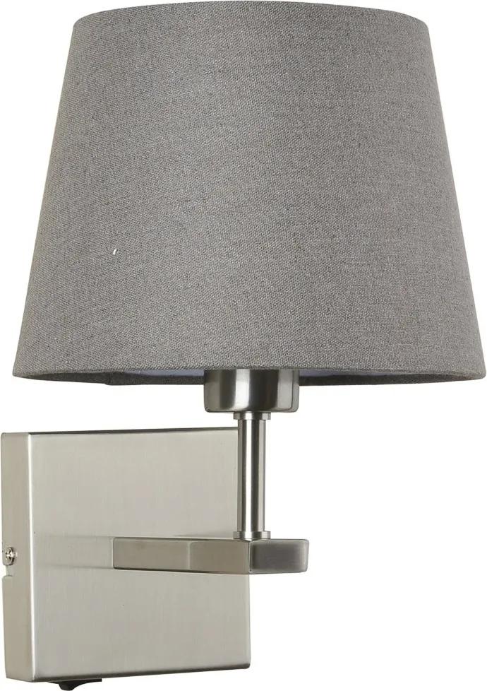 Italux WL-1122-1-A-SN-RO-GR nástenná lampa Norte 1x60W | E27