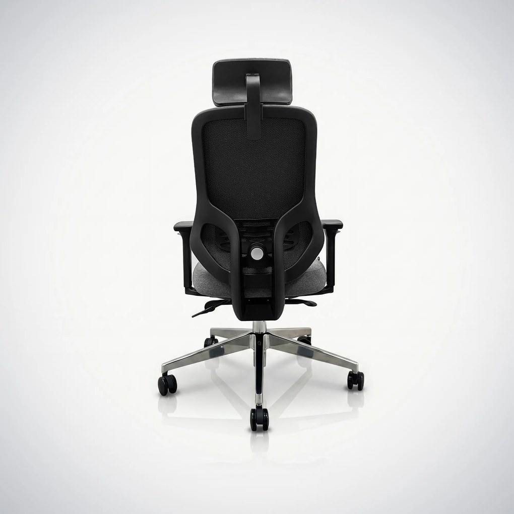 Ergonomická kancelárska stolička tmavosivá AXIS