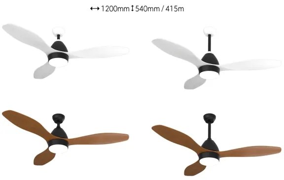 Immax NEO 07141-B-LED Stropný ventilátor NEO LITE FRESCO 18W/230V Tuya Wi-Fi+ DO