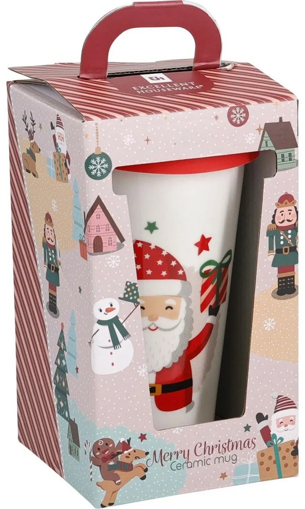 Kameninový téglik s viečkom Santa 400 ml