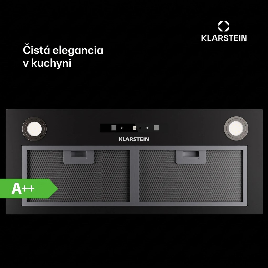 Klarstein Paolo 72 vstavaný Digestor 72 cm 520 m³/h LED Touch A++