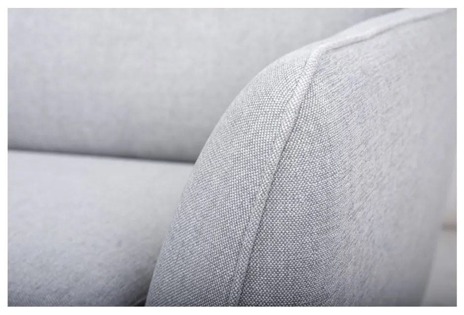 Svetlosivá rohová pohovka (ľavý roh) Oslo - Scandic