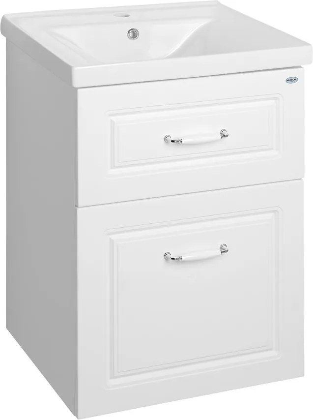 Favolo FV255 umývadlová skrinka 52x72,5x44 cm, biela mat