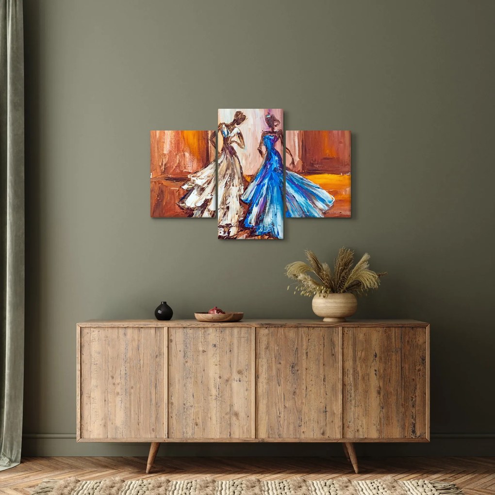 Obraz - Tanečnica, olejomaľba (90x60 cm)