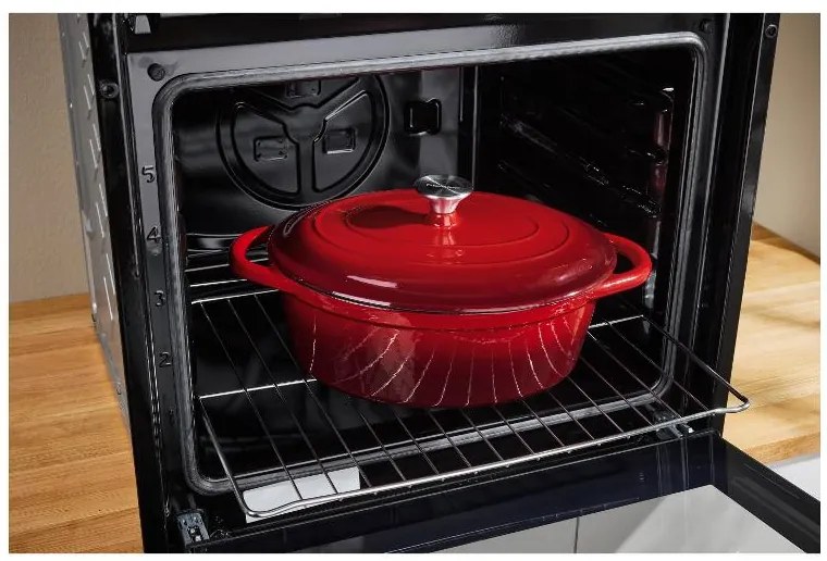 Silvercrest® Liatinový pekáč, 4,8 l (červená) (100393103)