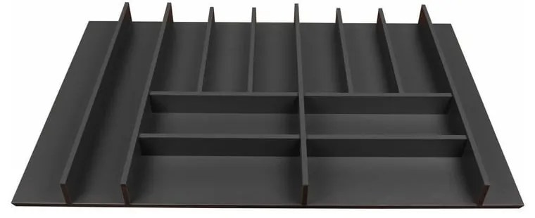 Čierny príborník do zásuvky 78 x 47 cm Wood Line – Elletipi