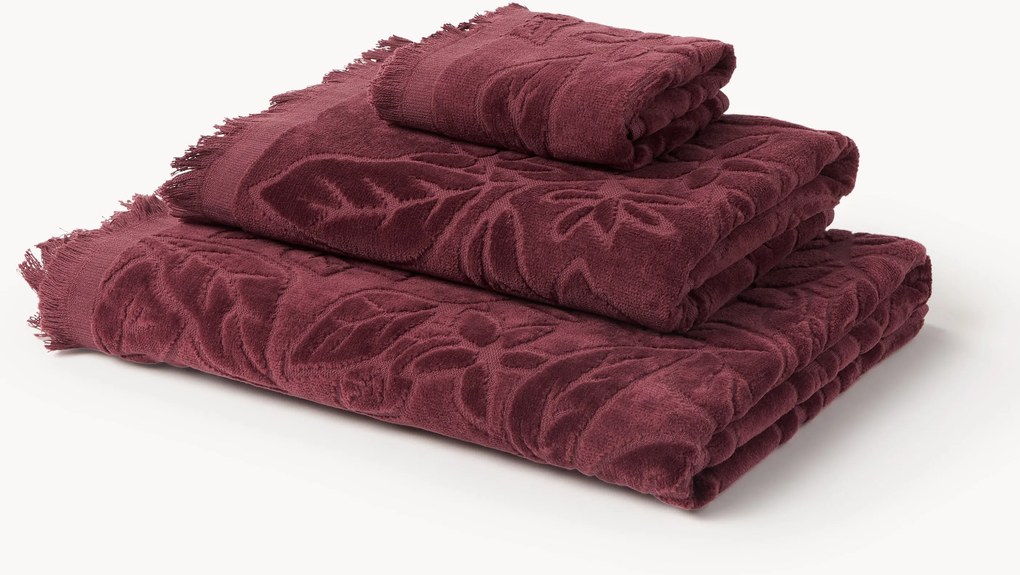 Zamatové uteráky Rosaria, rôzne veľkosti