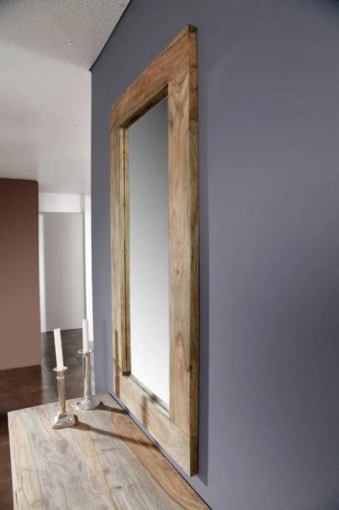 Bighome - GREY WOOD Zrkadlo 60x115 cm, palisander