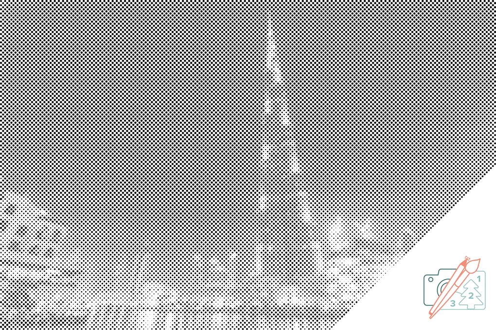 Gario Bodkovanie Burj Khalifa, Dubaj Rozmery: 80 x 120 cm, Rámovanie: Iba zrolované plátno, Farba bodiek: Zelená