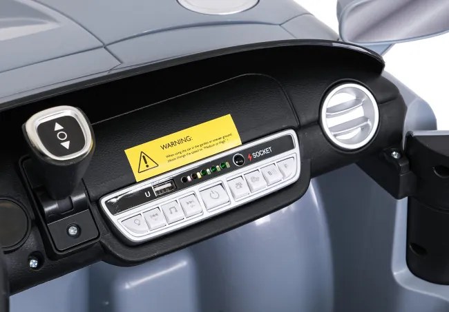 Elektrické autíčko Ford GT sivé