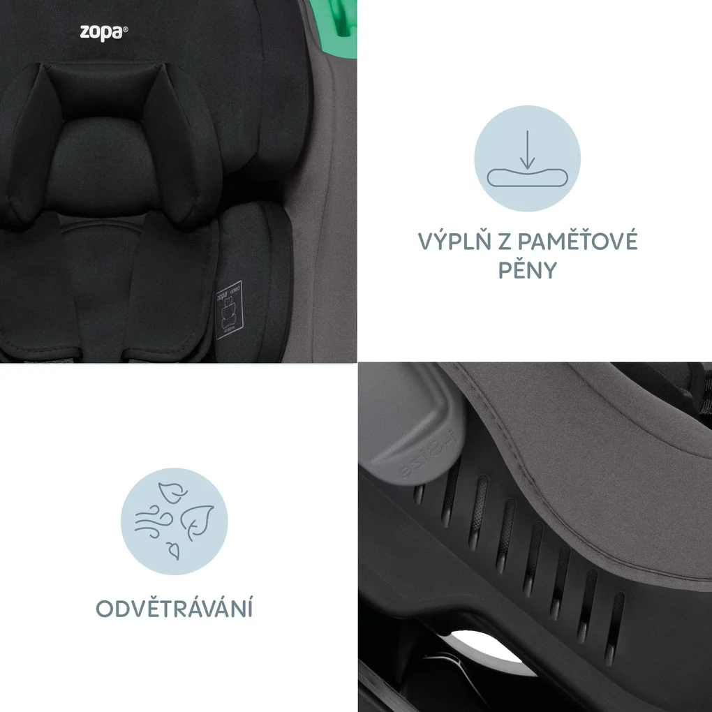 Autosedačka ZOPA Verso R129 - Night Black
