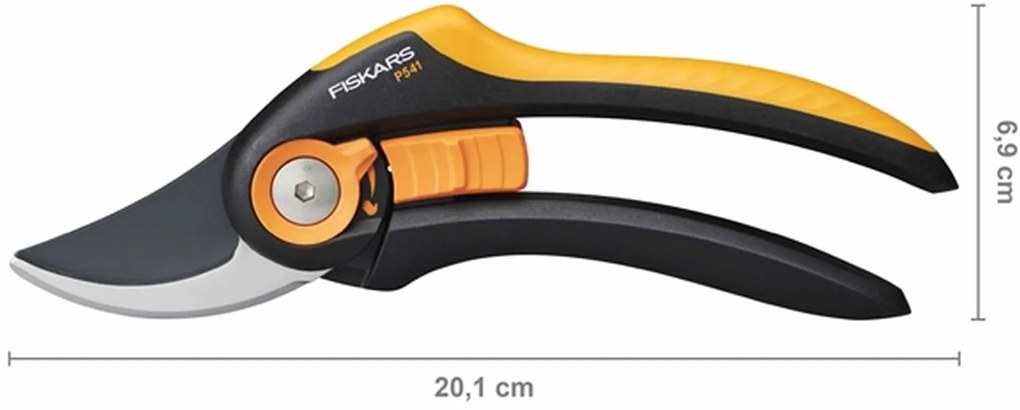 Fiskars Plus SmartFit P541 Nožnice záhradné dvojčepelové, 20,1cm 1057169