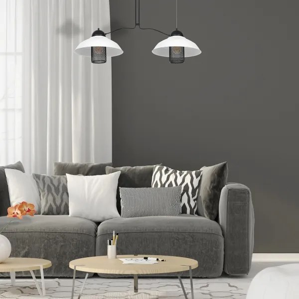 Luster na lanku BJORN 2xE27/60W/230V