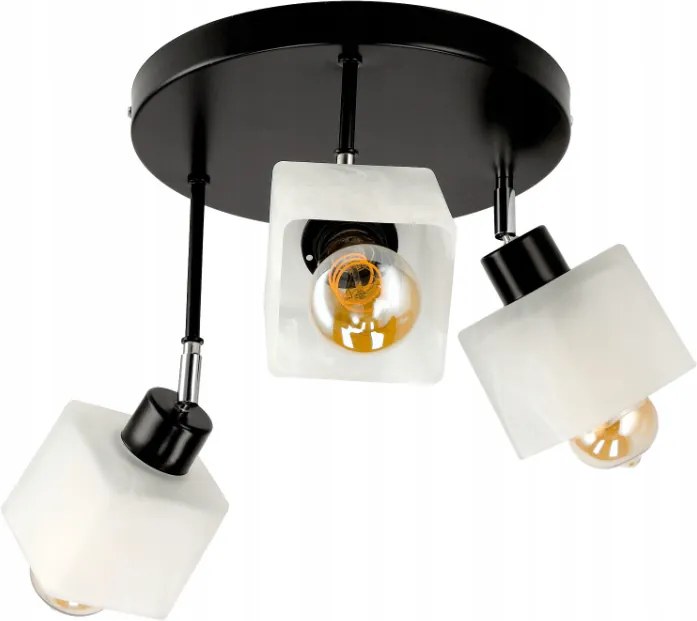 BERGE LED stropné okrúhle svietidlo 3xE27 CUSTOM WHITE