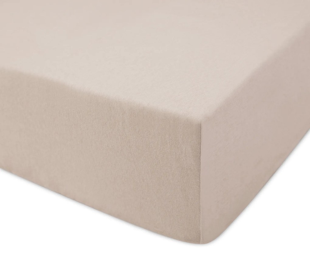 JERSEY PRESTIERADLO 018/170 180X200 CM BÉŽOVÉ