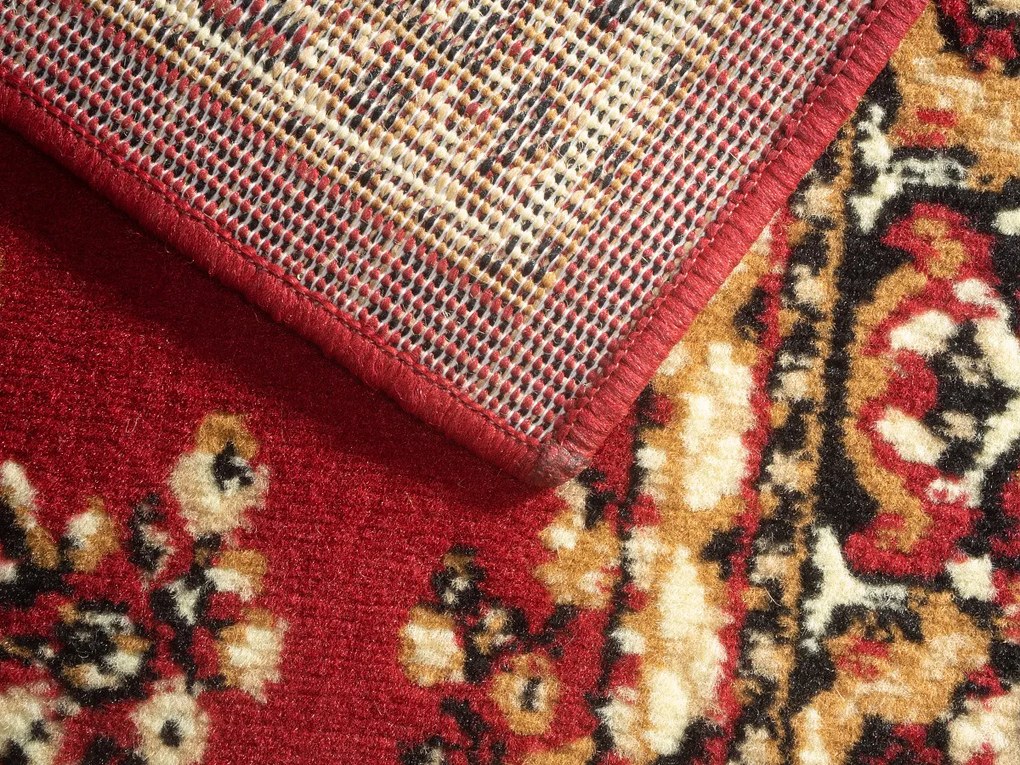 Kusový koberec Samira New Red 12001-011, 80x150, červená, chodba / predsieň, Spoltex